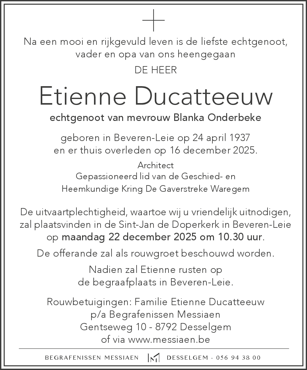 Etienne Ducatteeuw