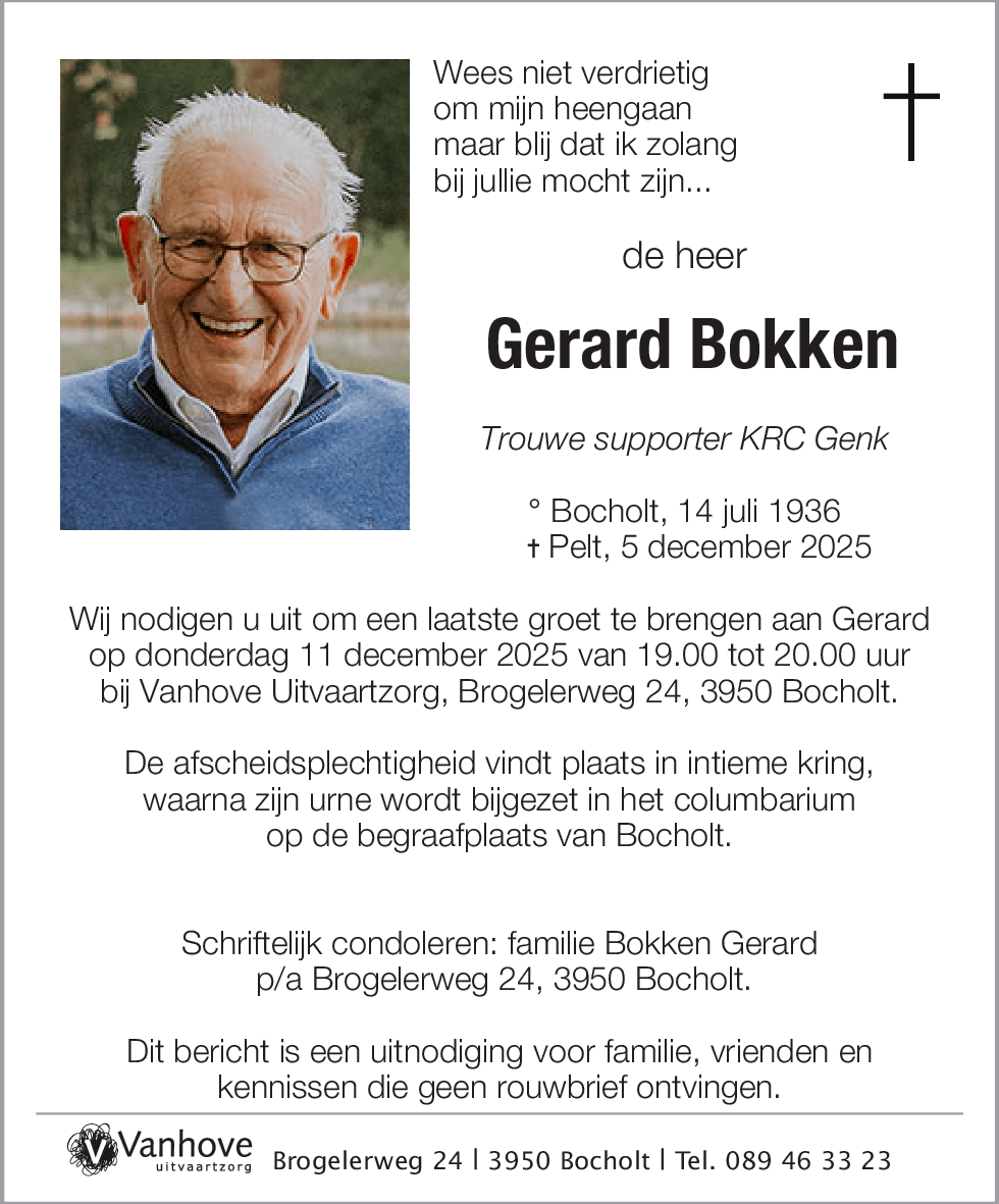 Gerard Bokken