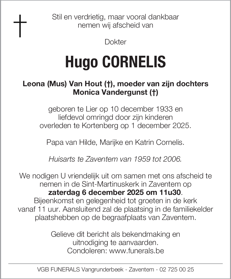 Hugo Cornelis