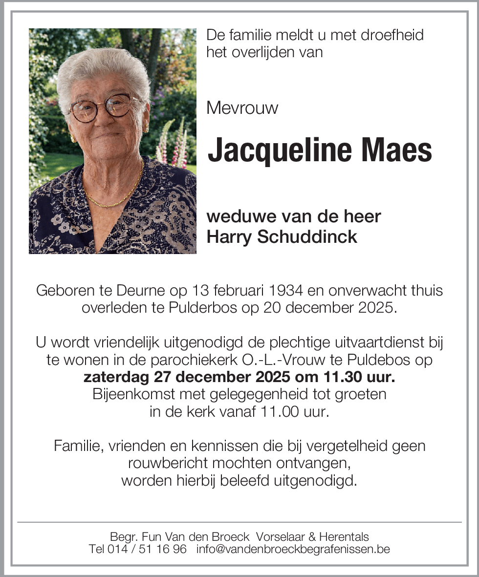Jacqueline Maes