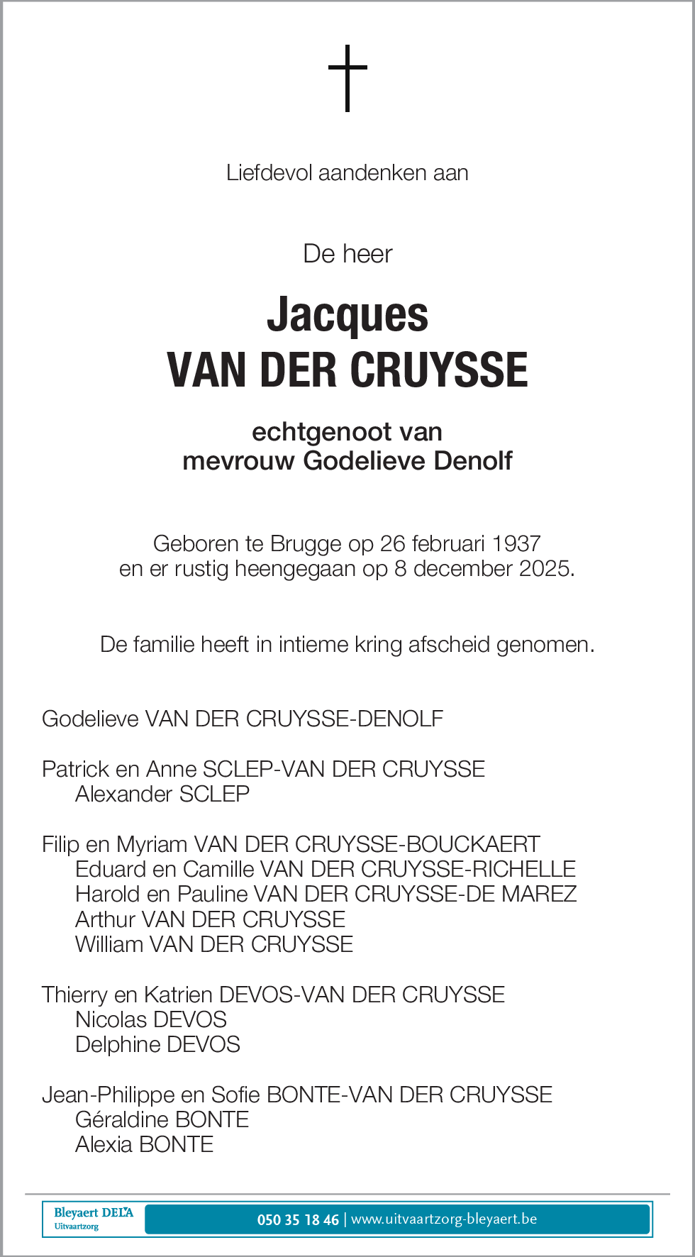 Jacques Van der Cruysse