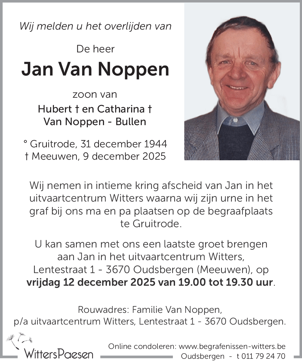 Jan Van Noppen