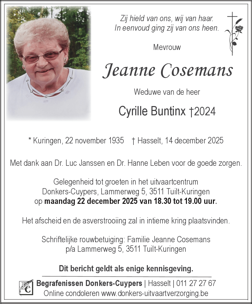 Jeanne Cosemans