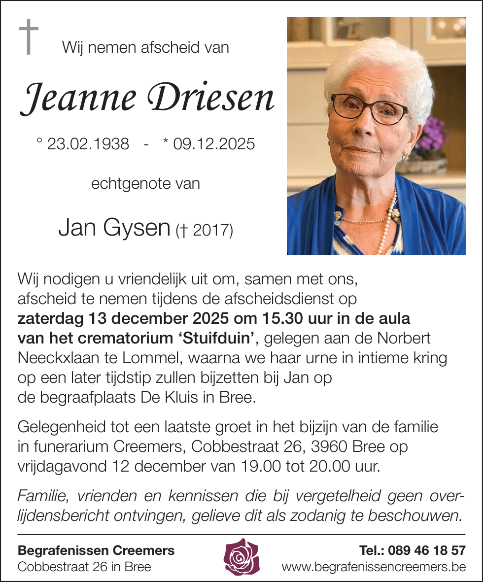 Jeanne Driesen