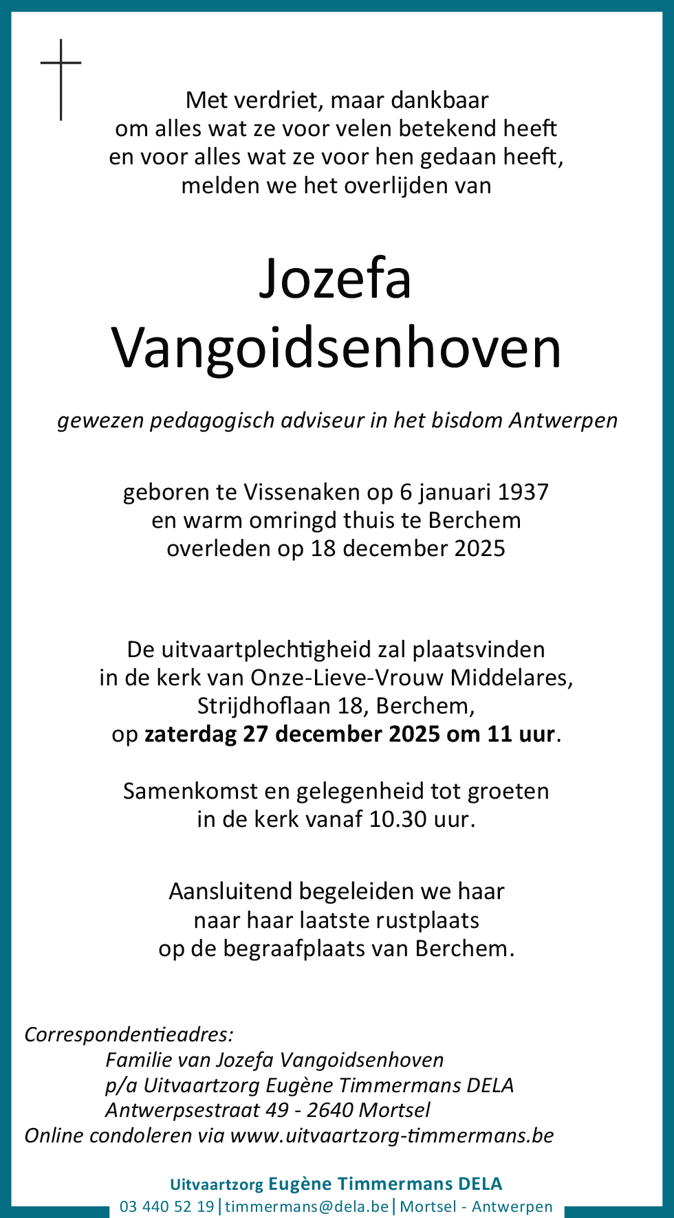 Jozefa Vangoidsenhoven