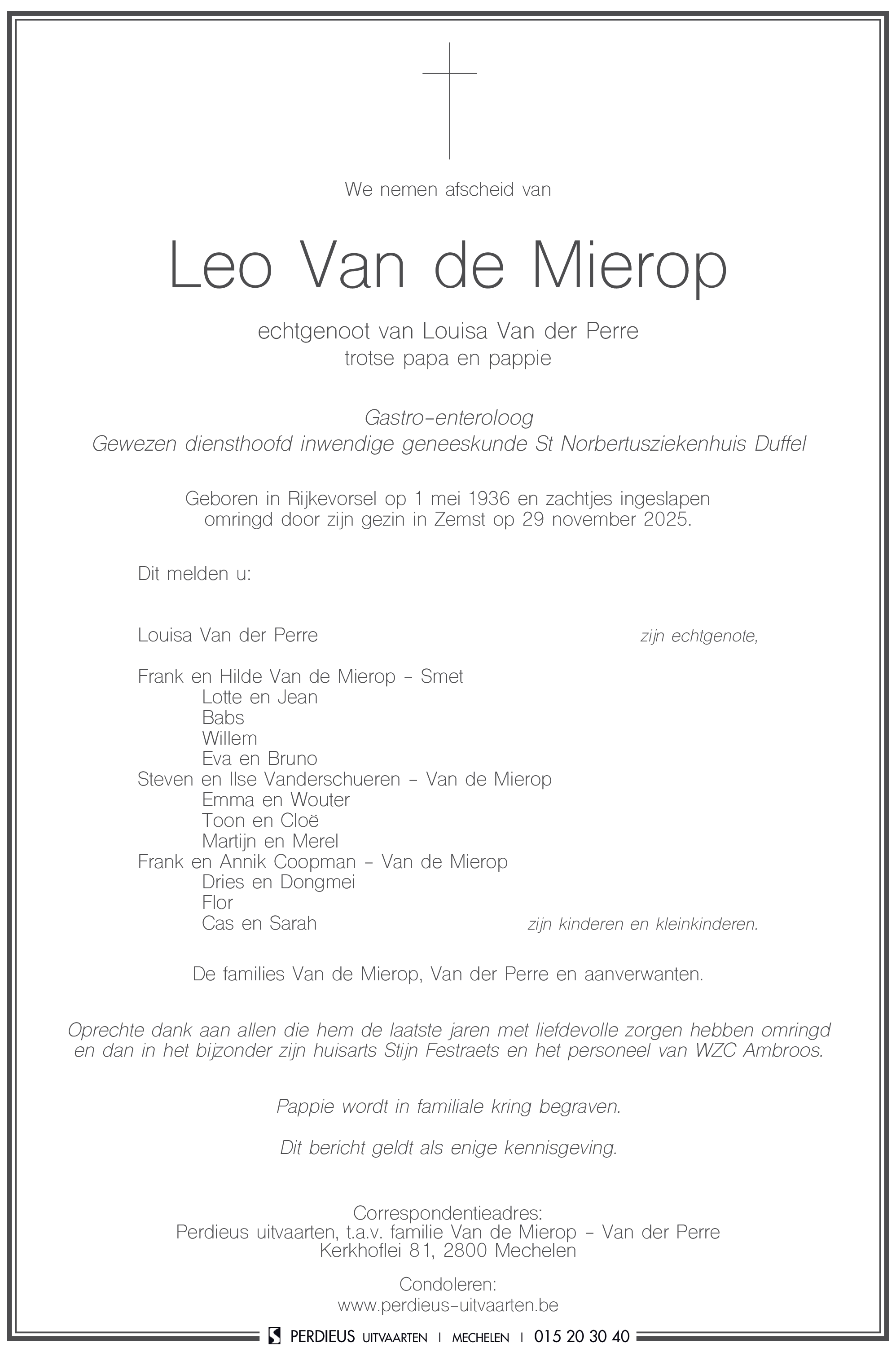 Leo Van de Mierop