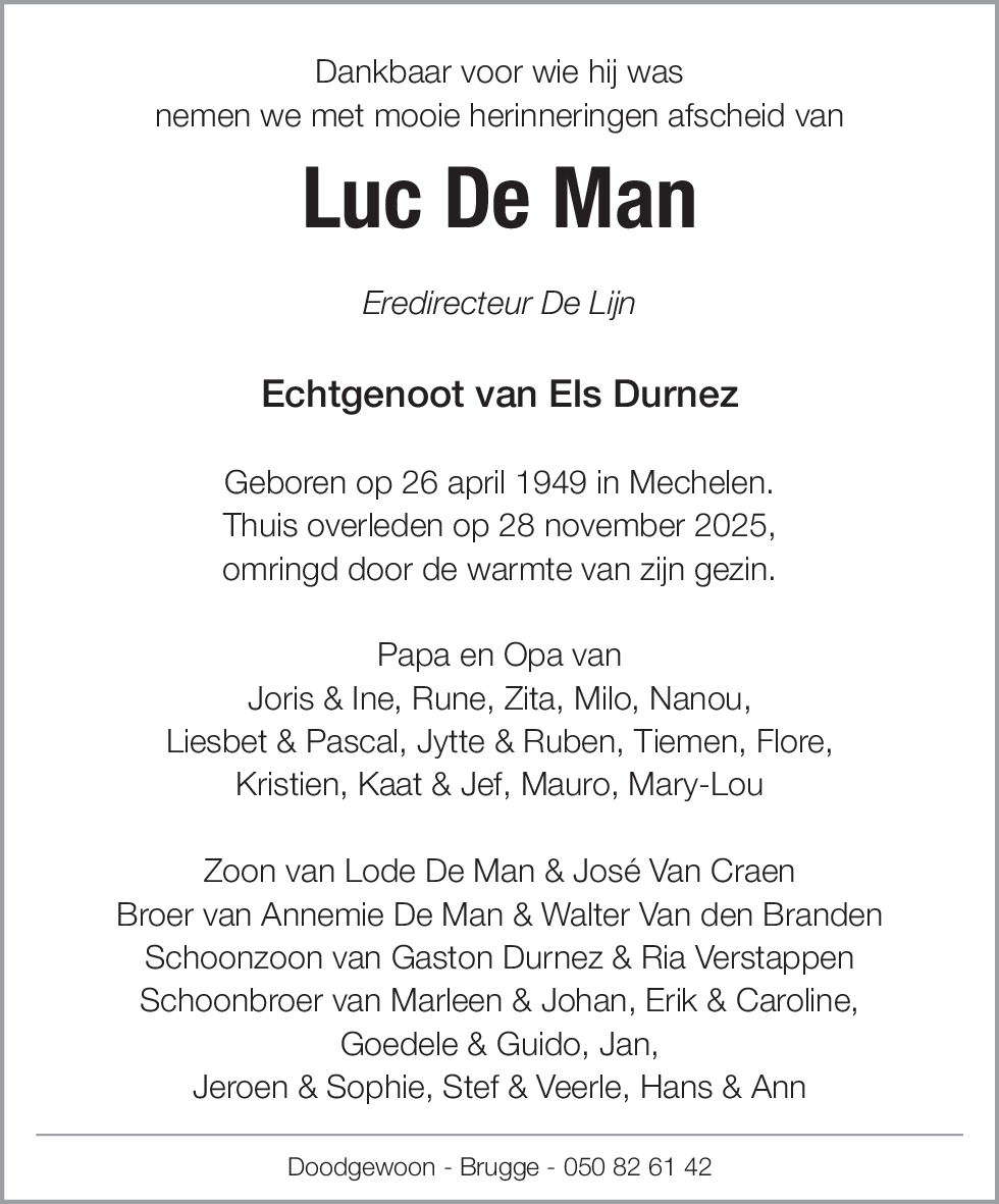 Luc De Man