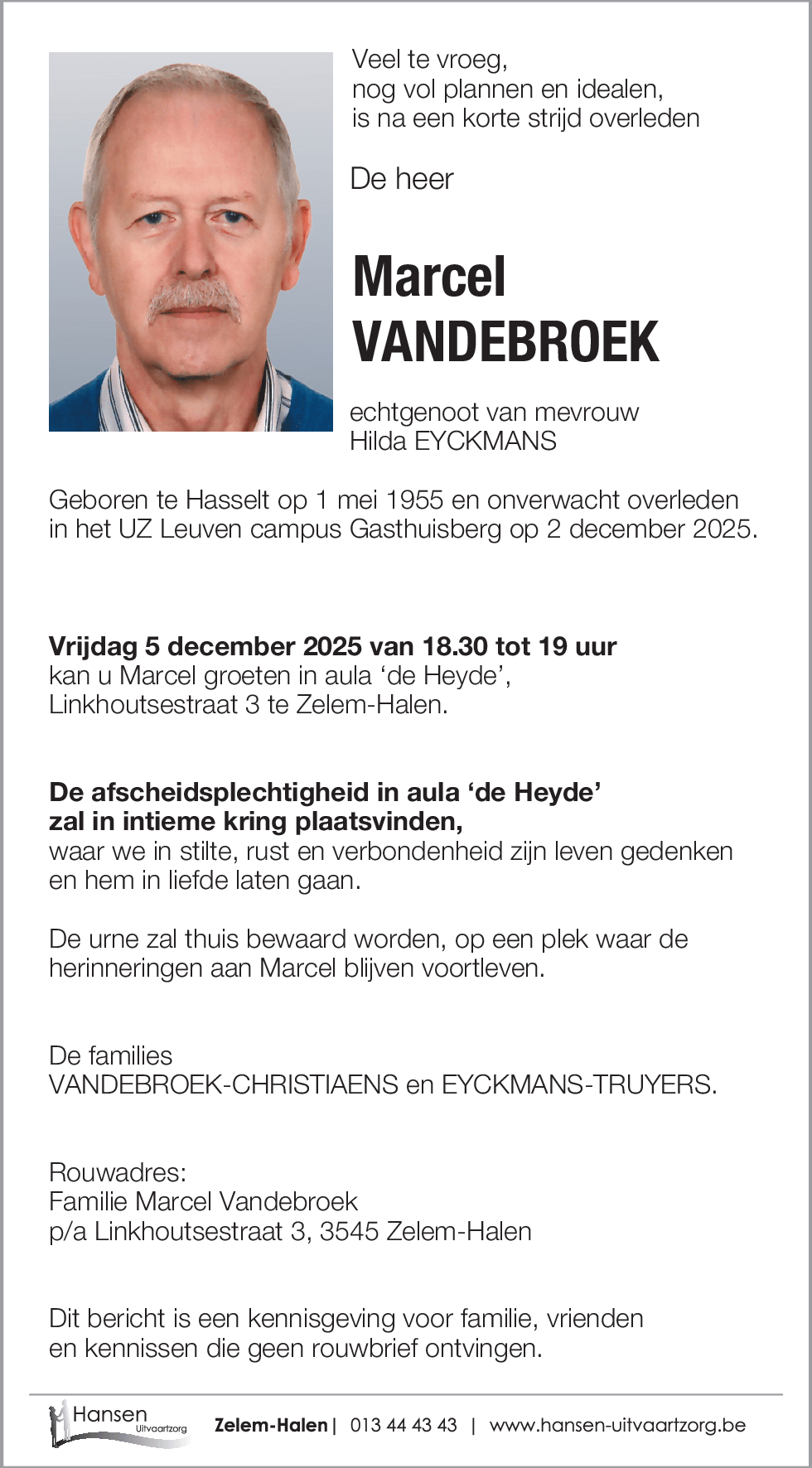 Marcel VANDEBROEK