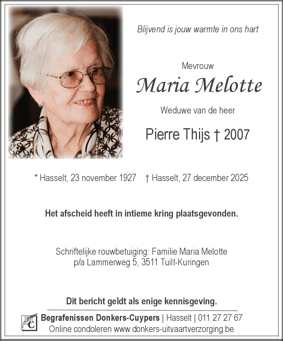 Maria Melotte