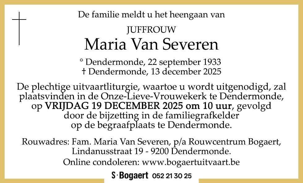 Maria Van Severen