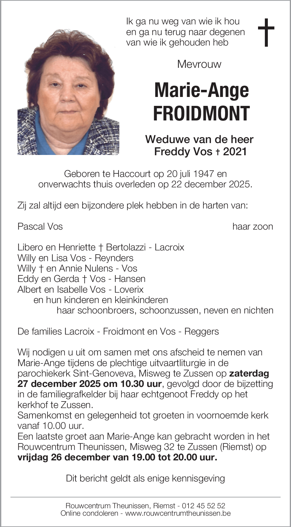 Marie-Ange Froidmont