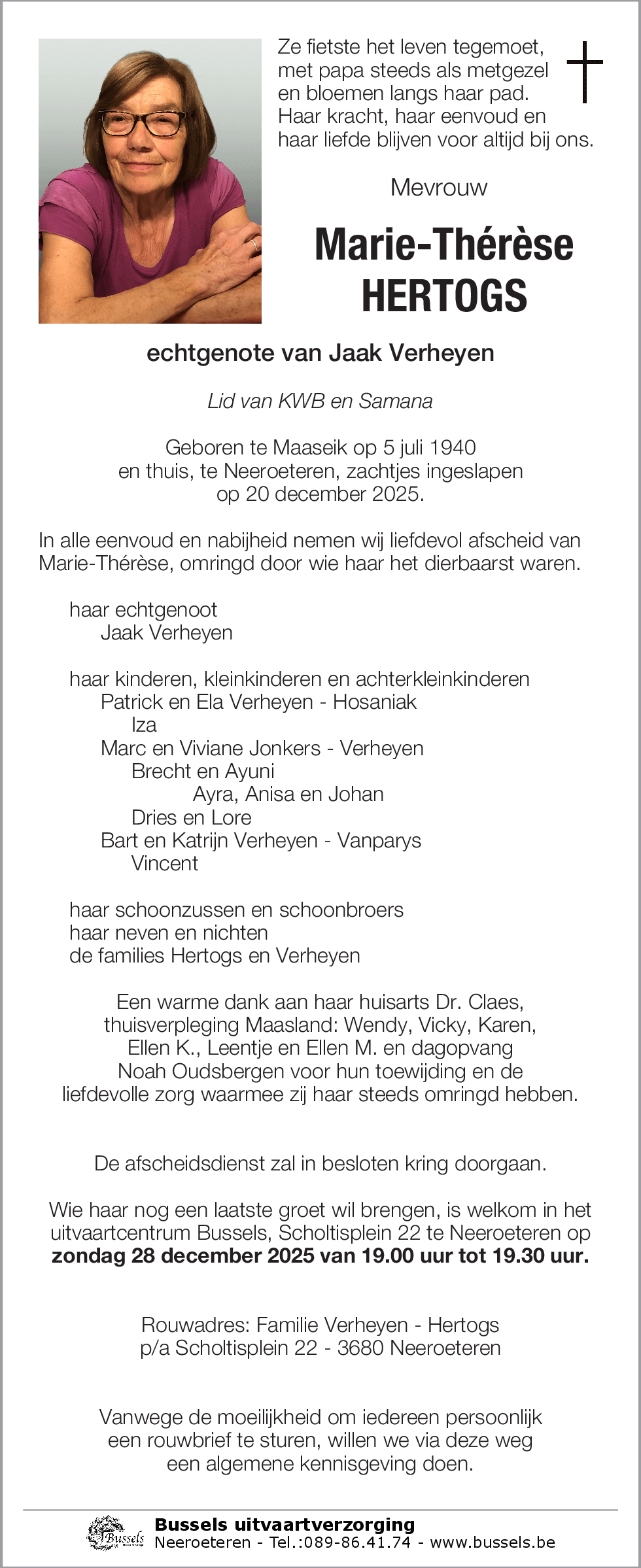 Marie-Thérèse HERTOGS