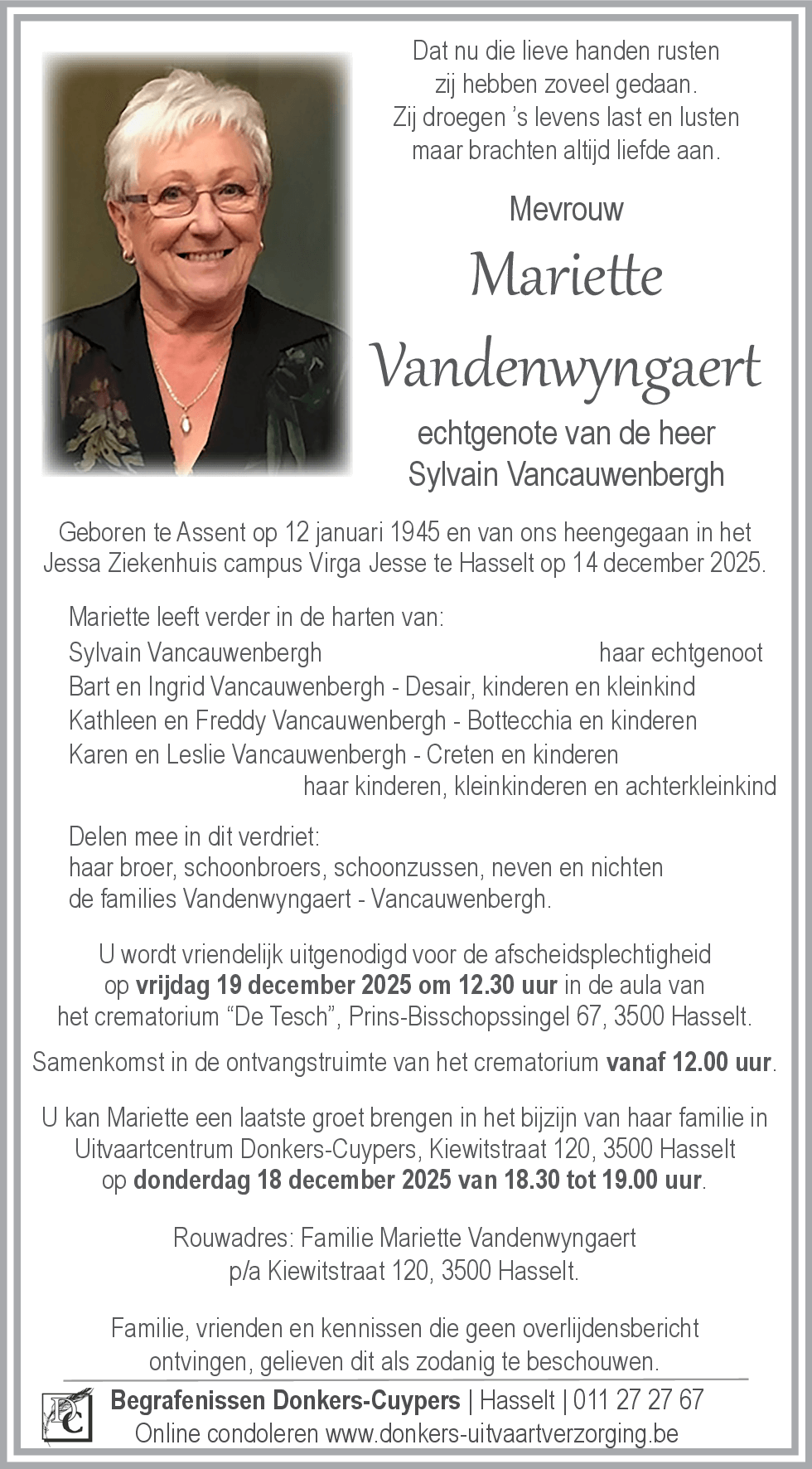 Mariette Vandenwyngaert