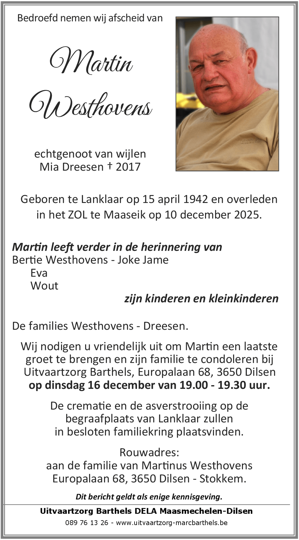 Martinus Westhovens
