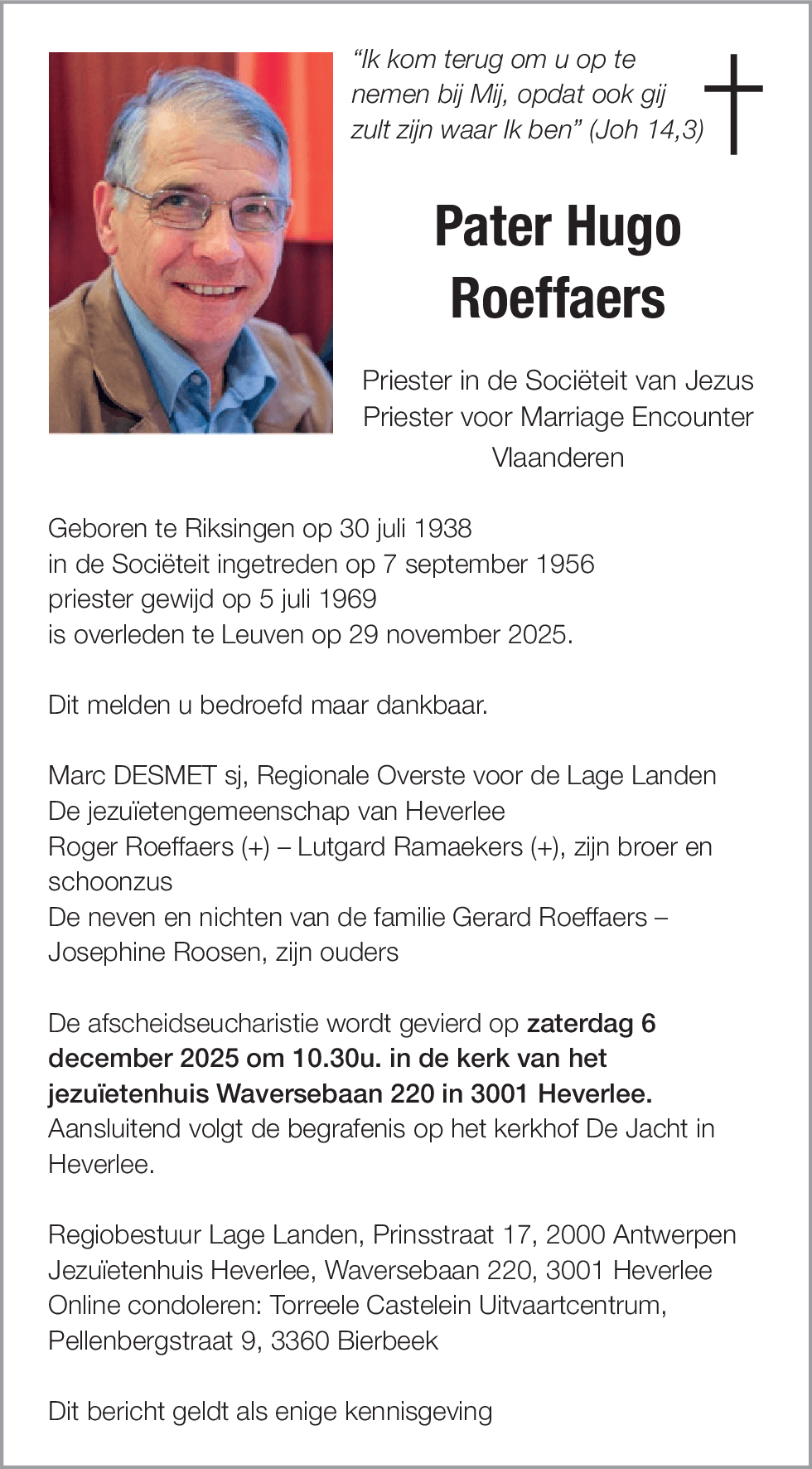 Pater Hugo Roeffaers