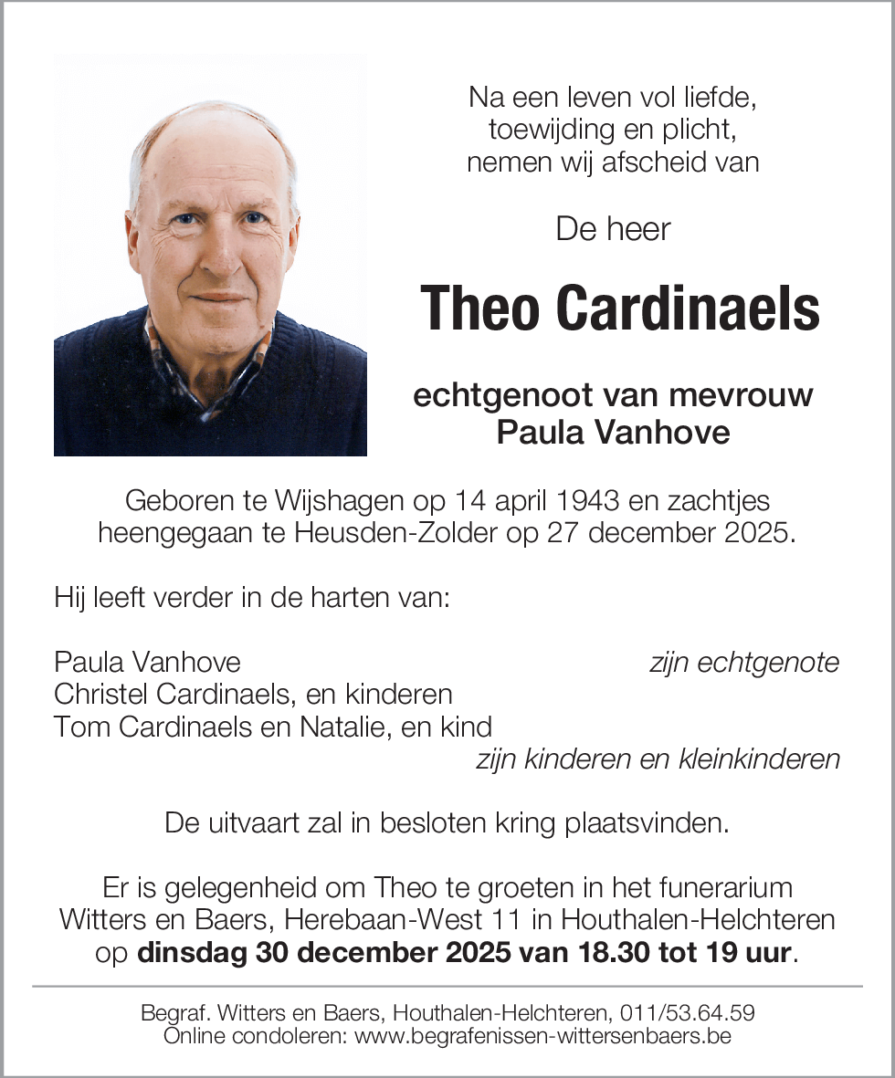 Theo Cardinaels