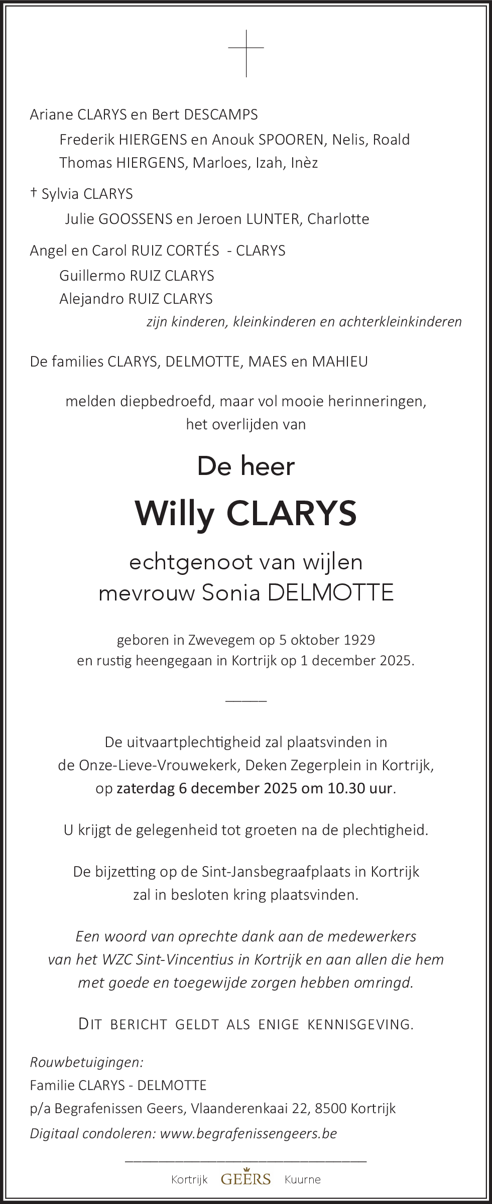 Willy CLARYS