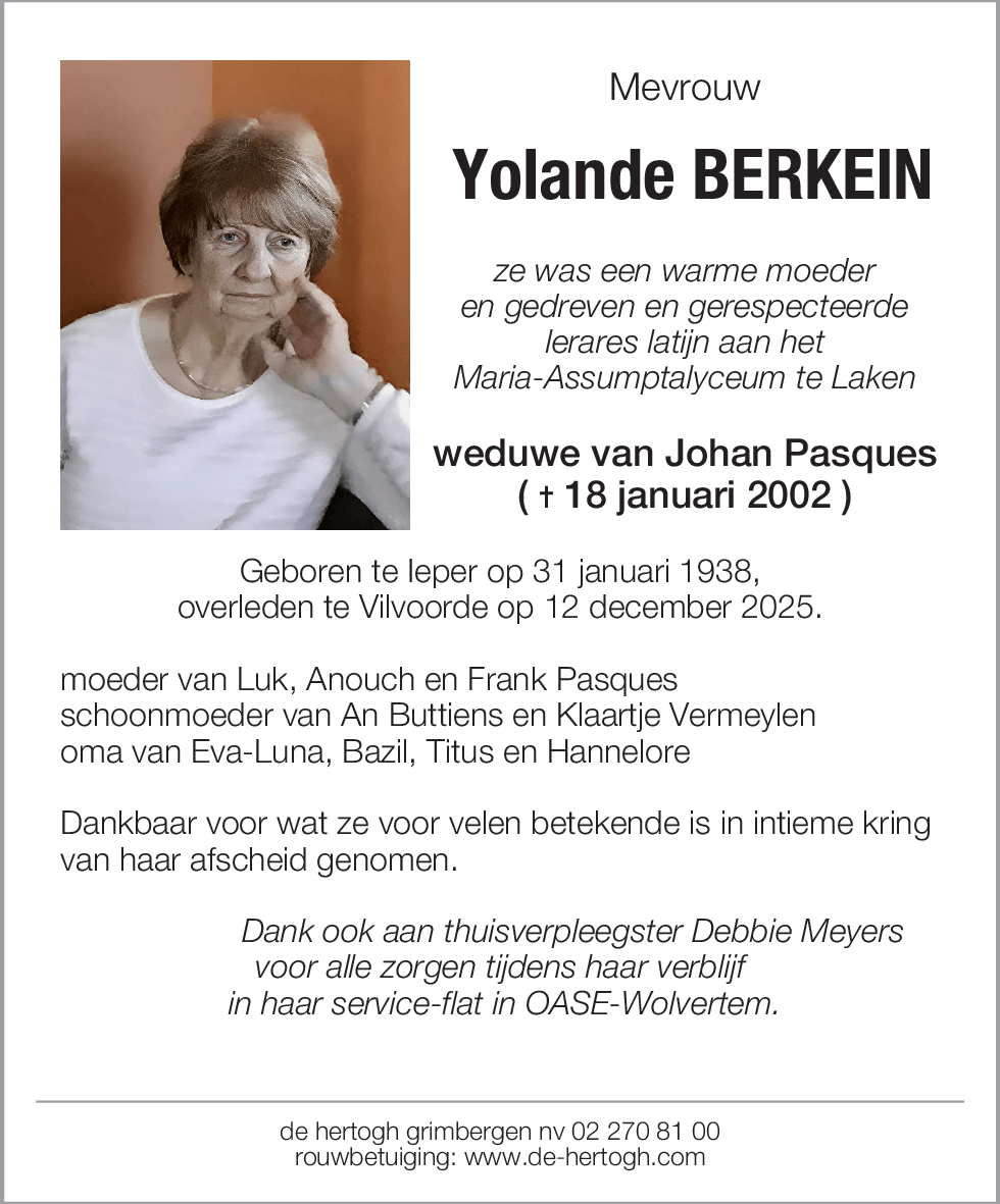 Yolande Berkein