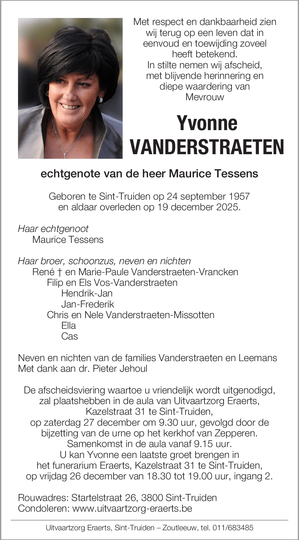 Yvonne Vanderstraeten