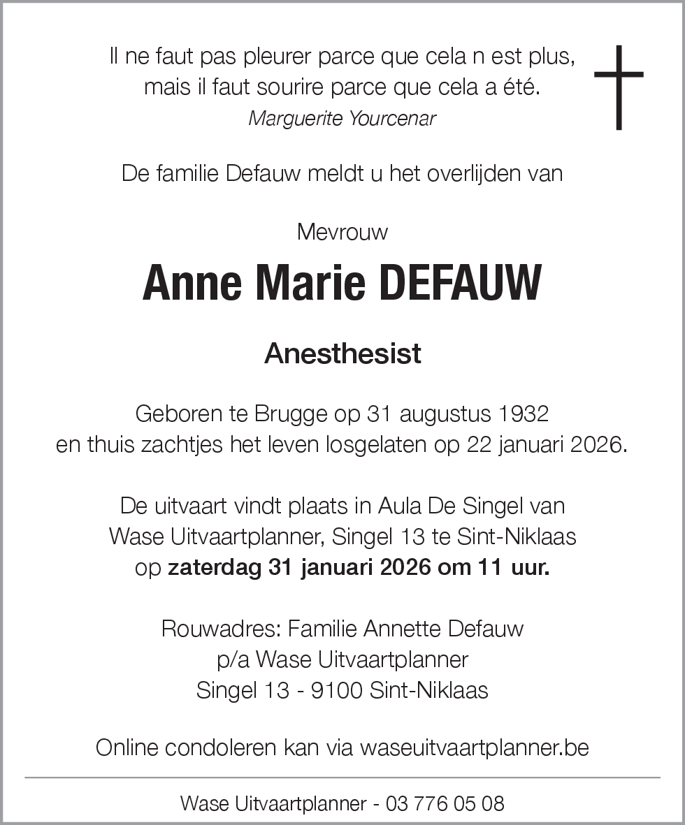 Annette Defauw