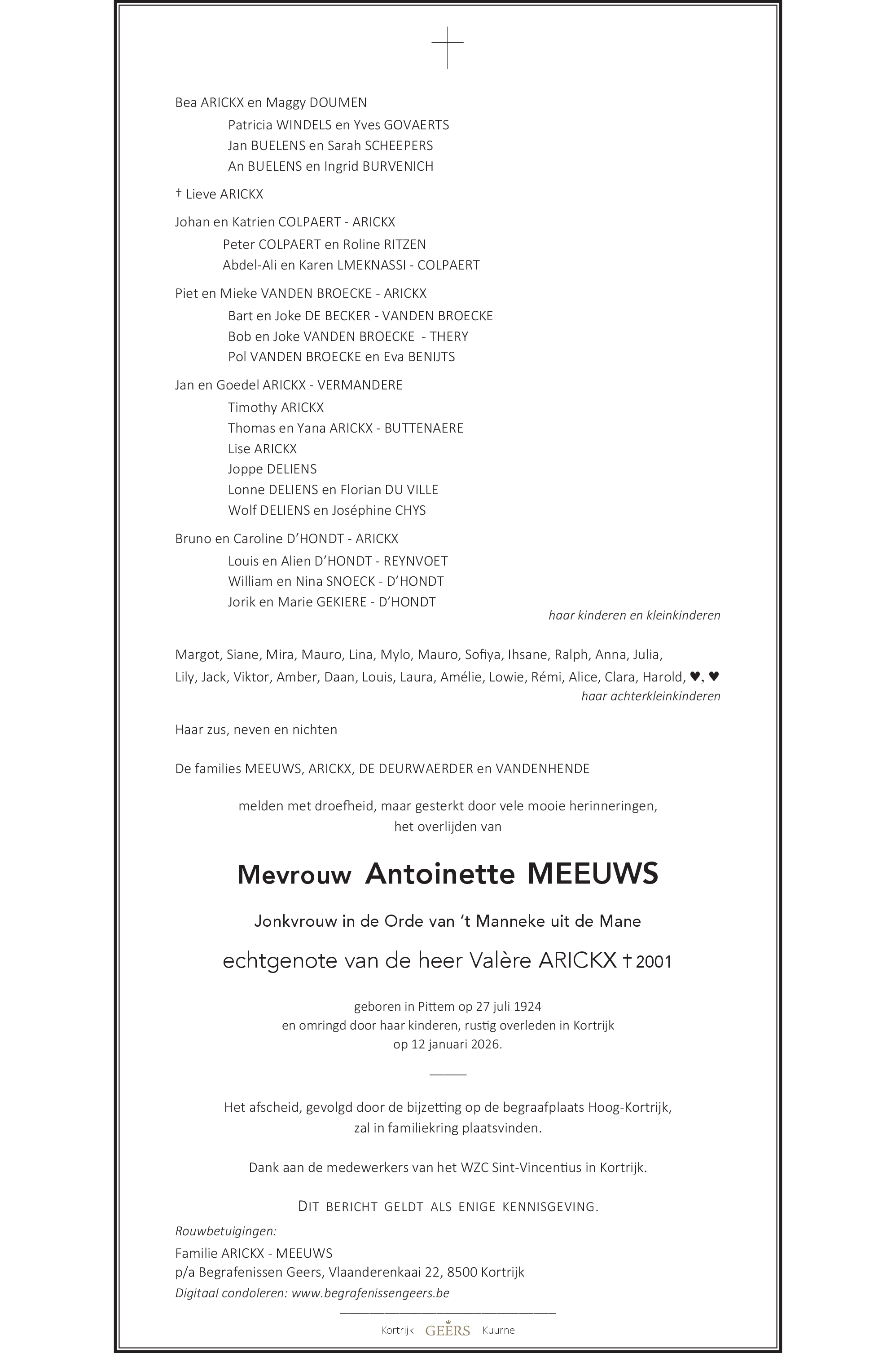 Antoinette Arickx - Meeuws