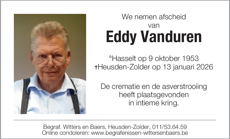Eddy Vanduren