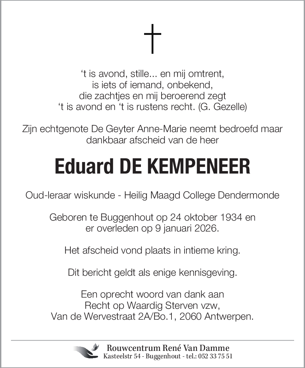 Eduard De Kempeneer