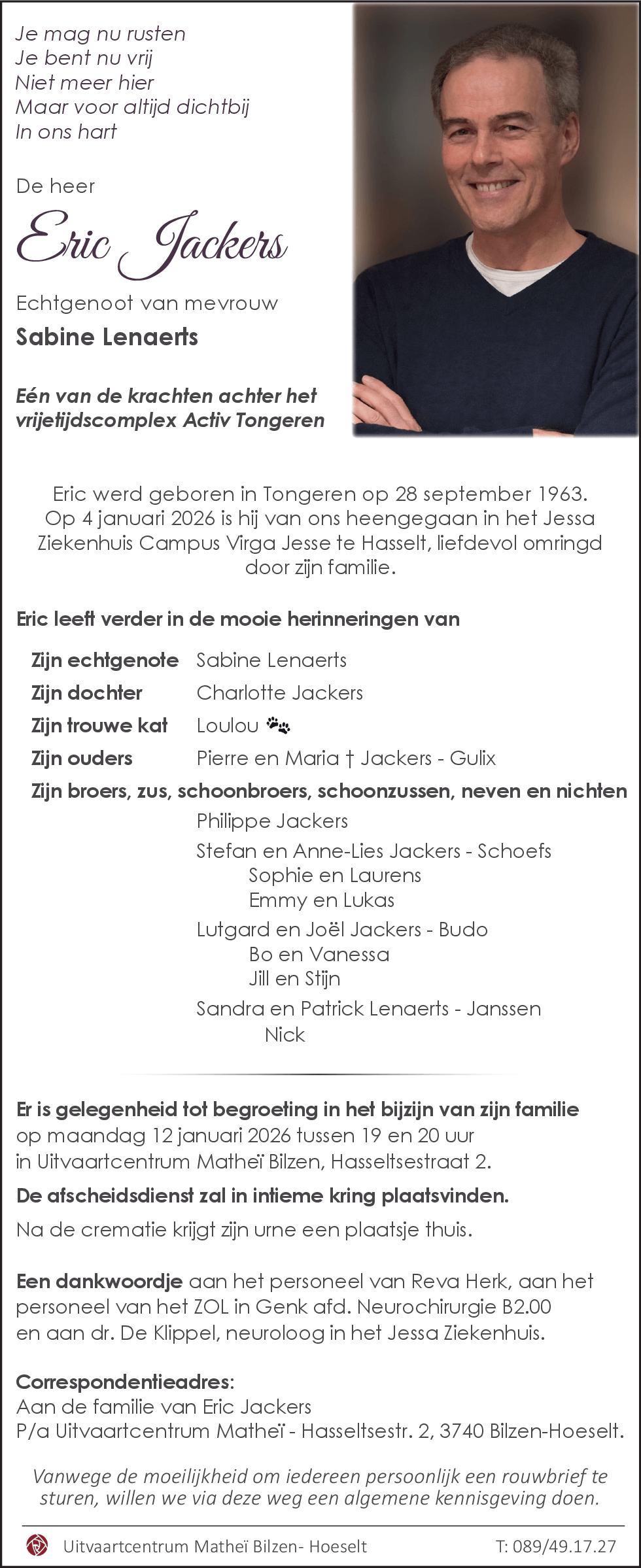 Eric JACKERS