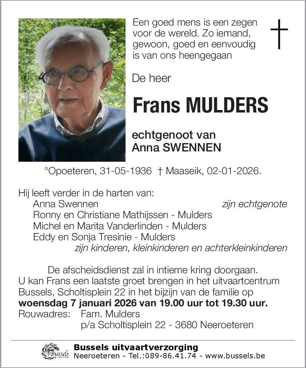 Frans MULDERS