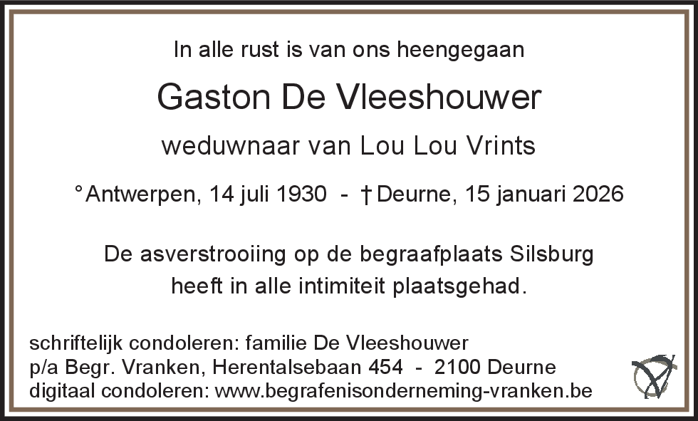 Gaston De Vleeshouwer