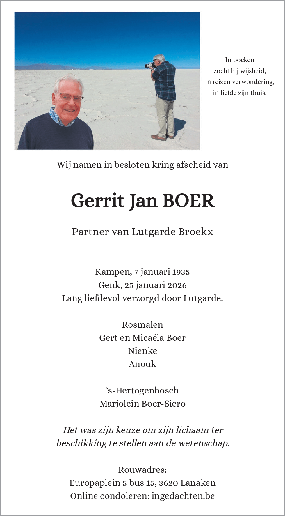 Gerrit Jan Boer