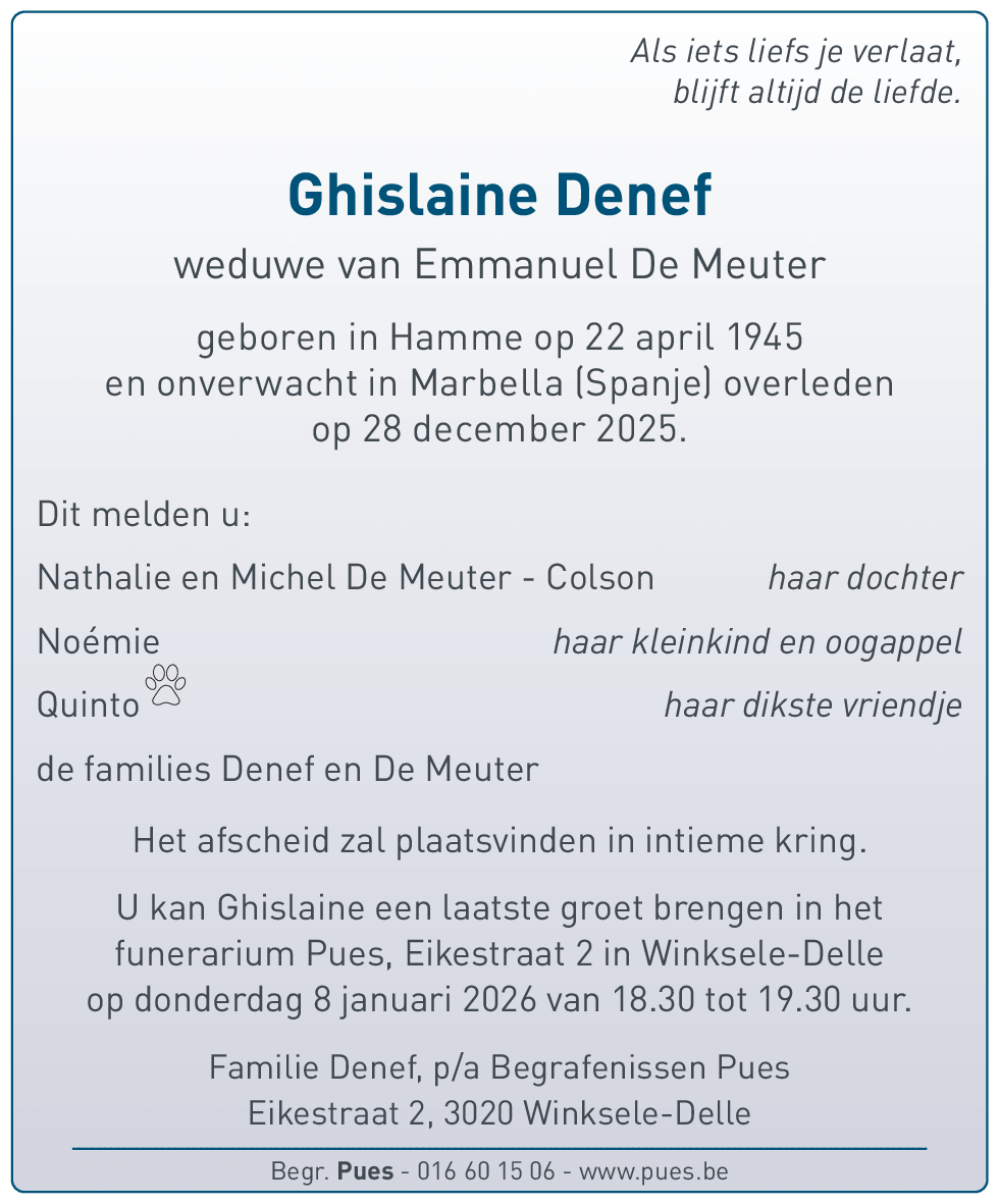 Ghislaine Denef