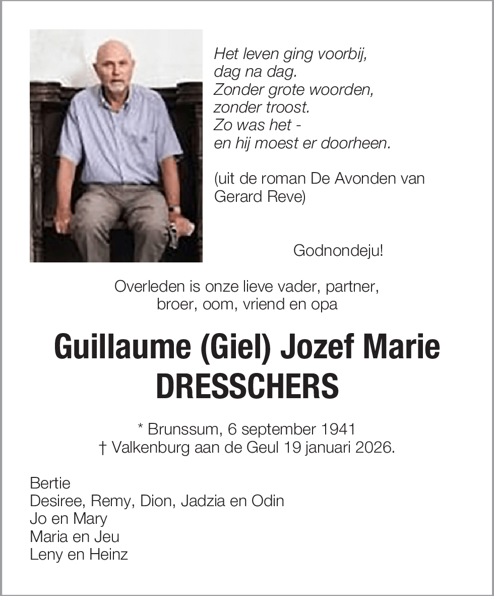 Guillaume Jozef Marie Dresschers