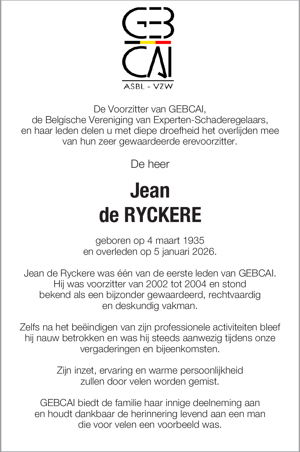 Jean de Ryckere
