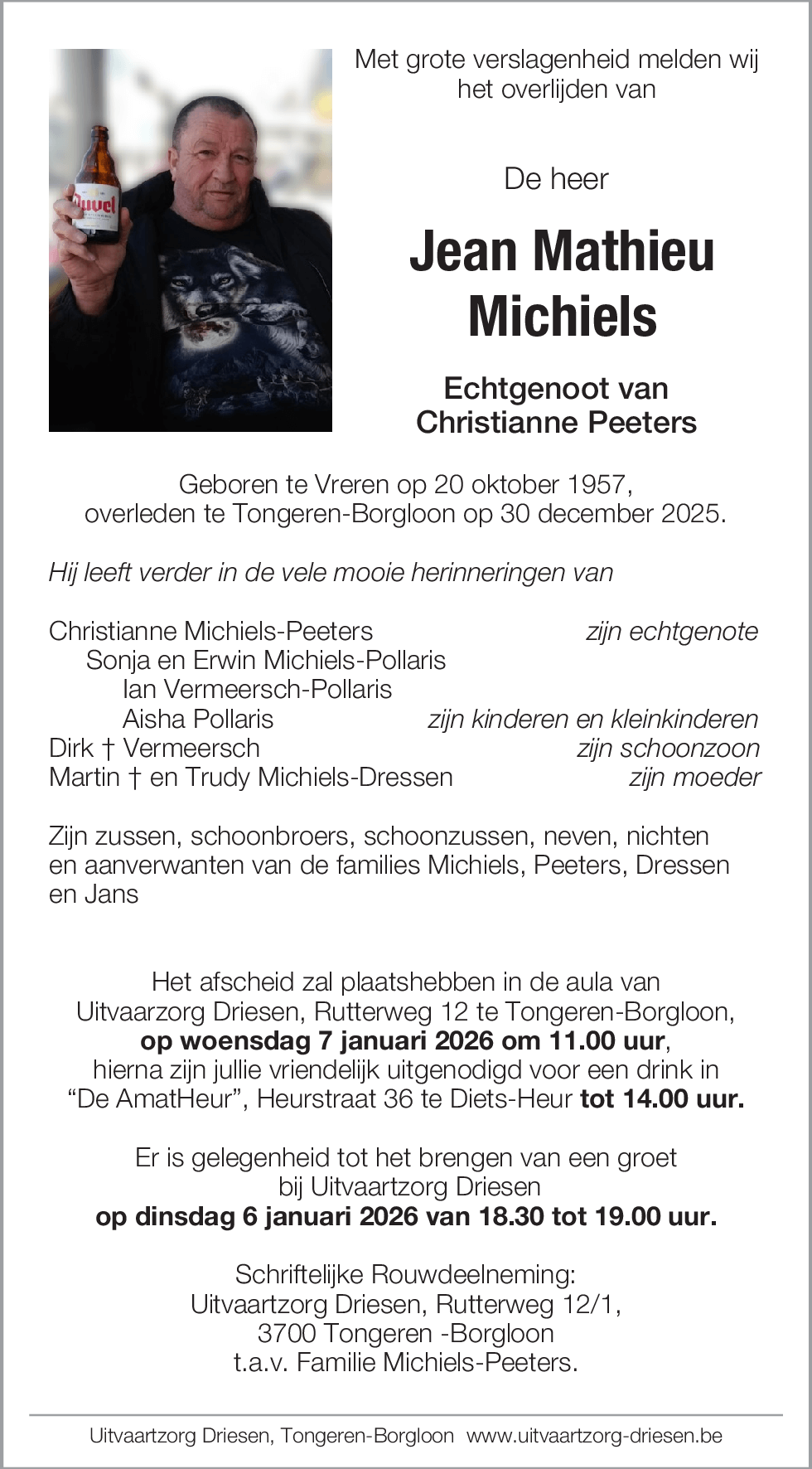 Jean Mathieu Michiels