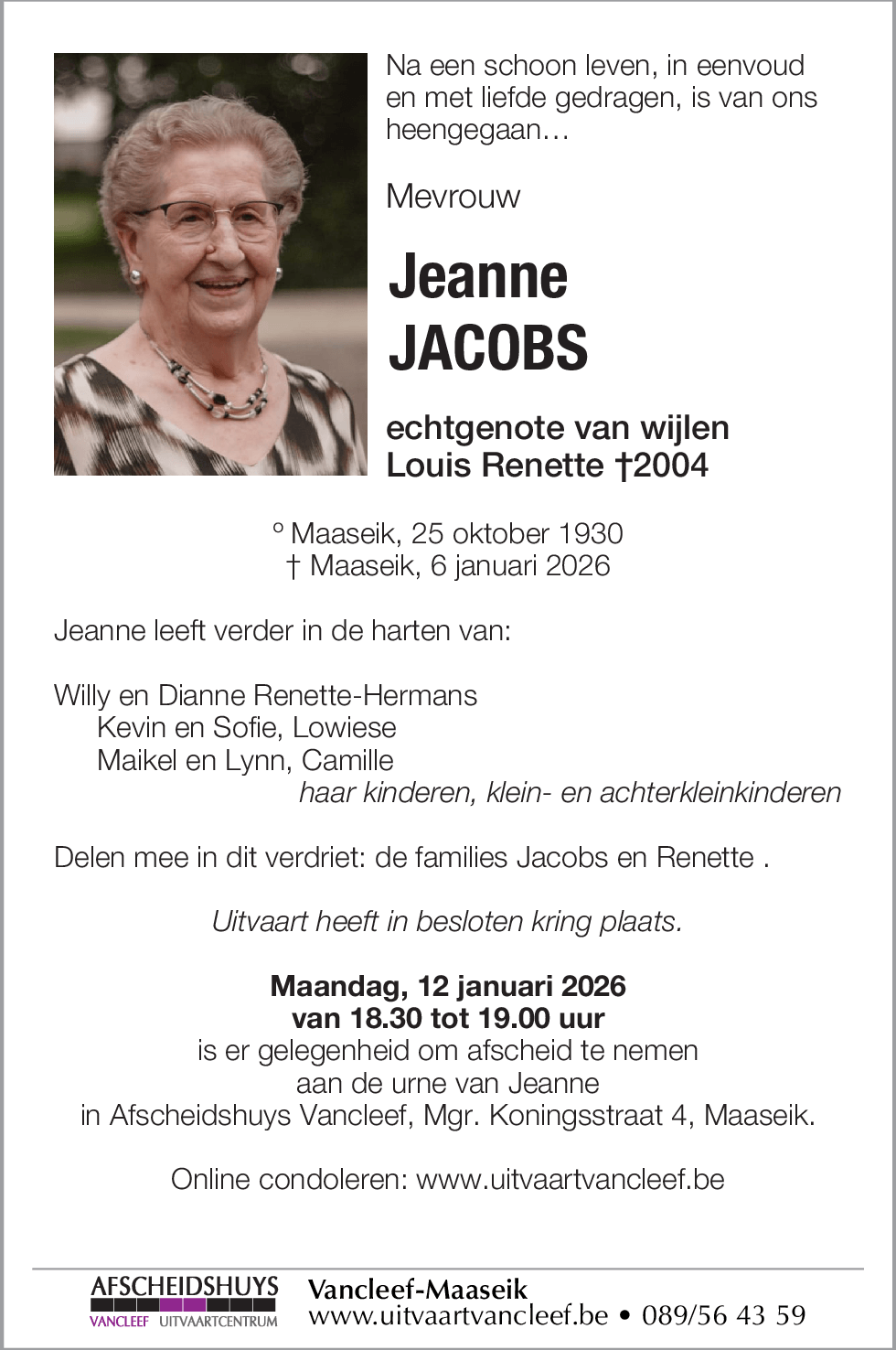 Jeanne Jacobs
