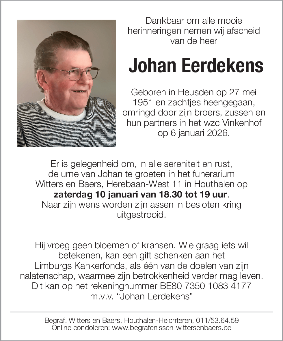 Johan Eerdekens