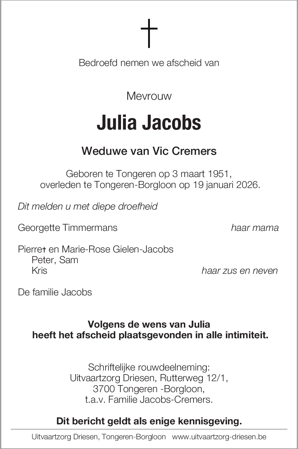 Julia Jacobs
