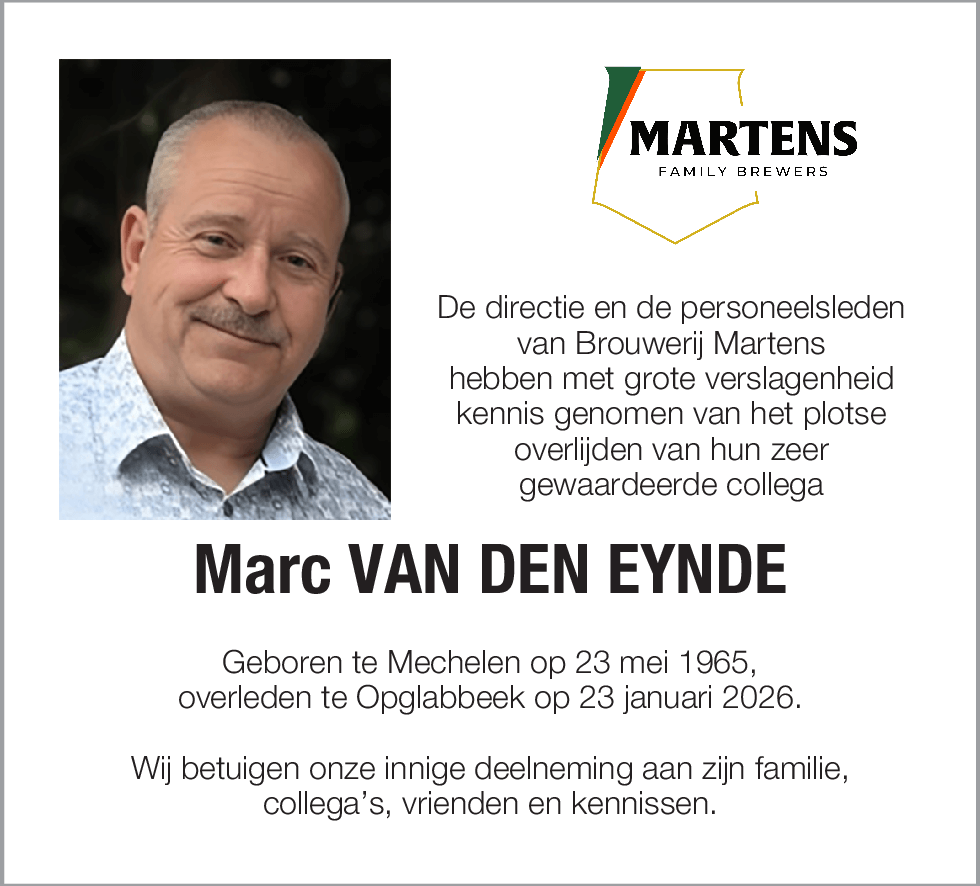 Marc Van Den Eynde