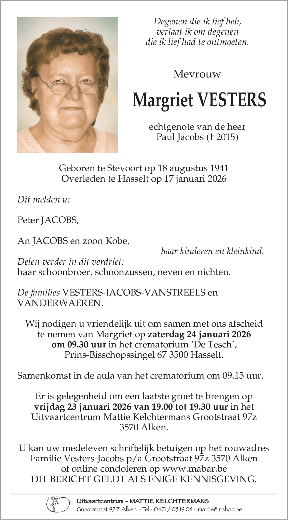 Margriet Vesters