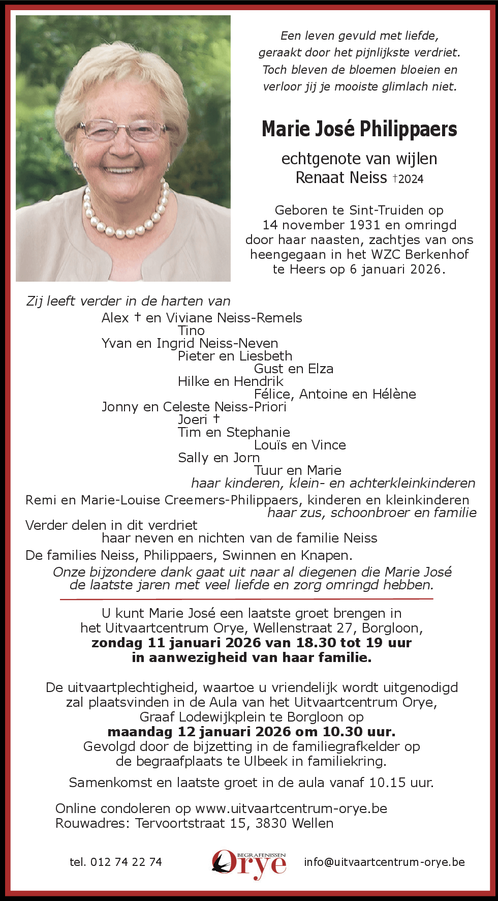 Marie José Philippaers