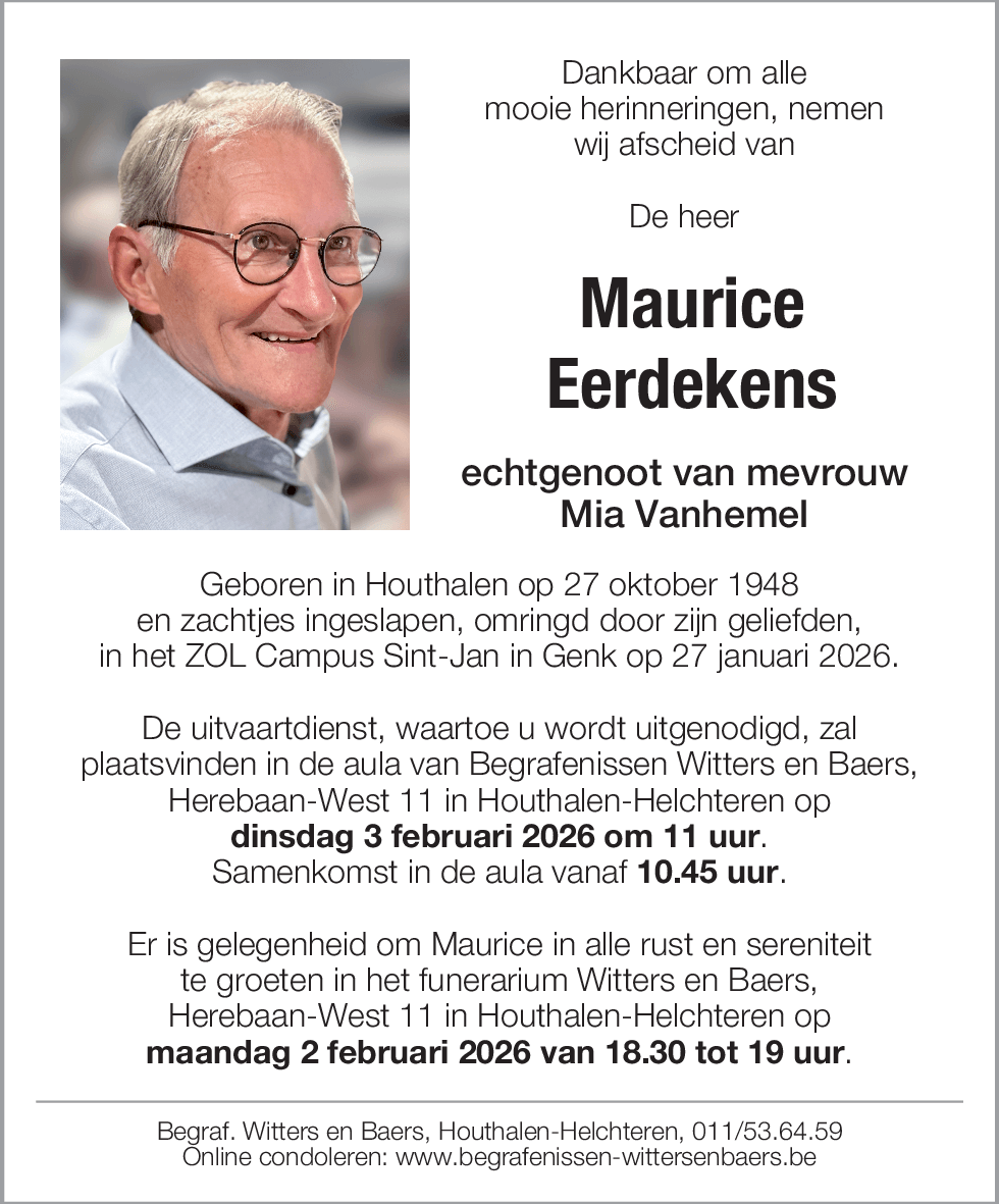 Maurice Eerdekens