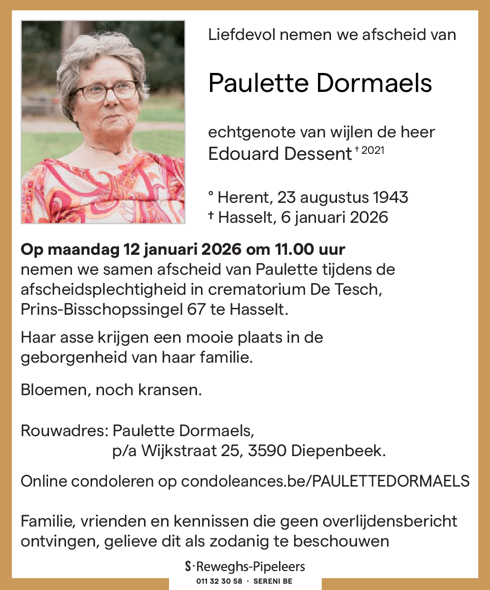 Paulette Dormaels