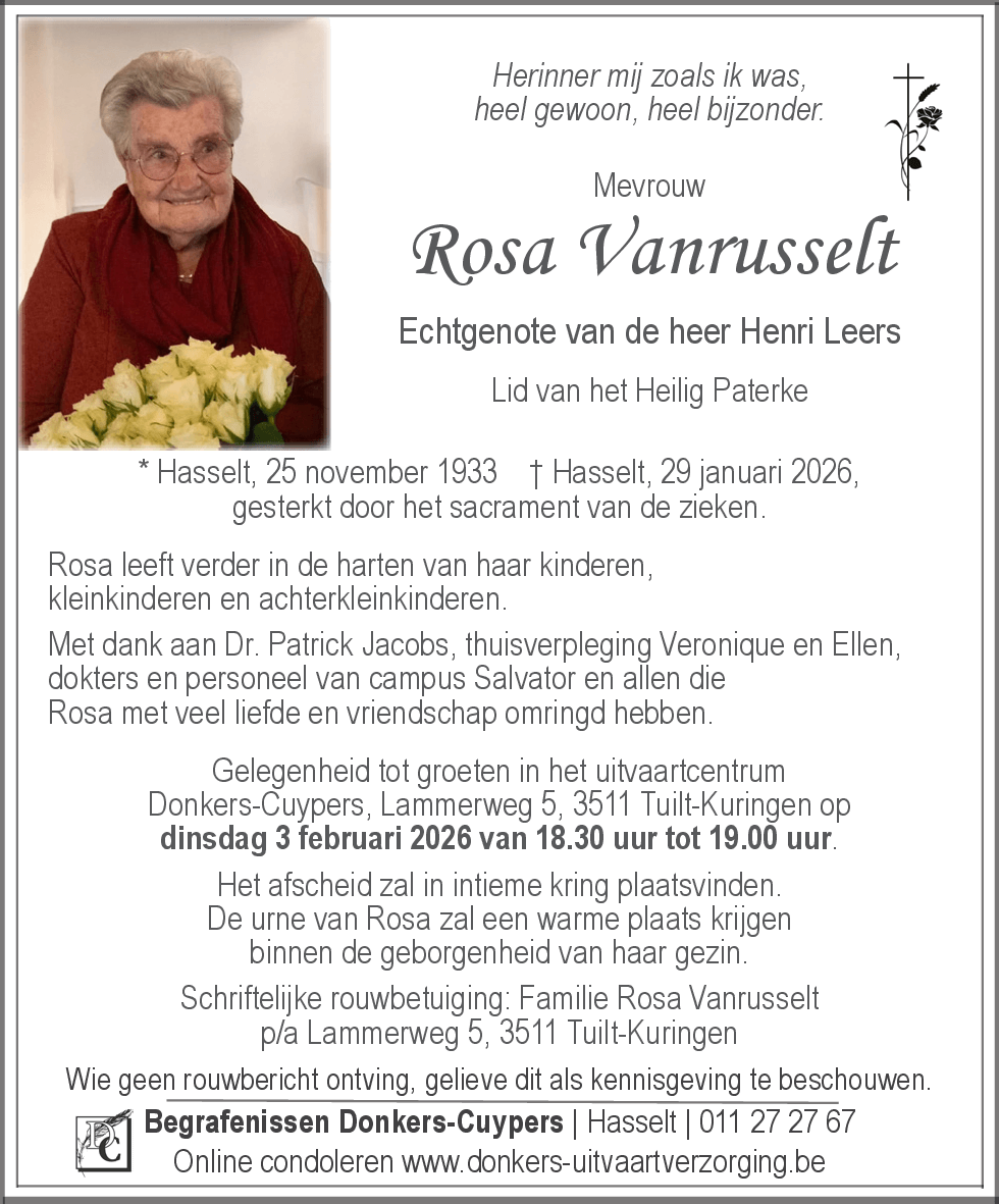 Rosa Vanrusselt