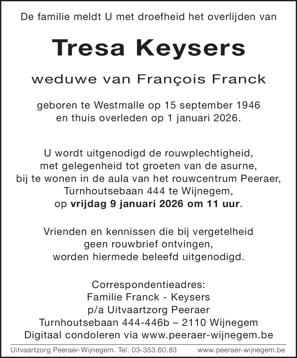 Tresa Keysers