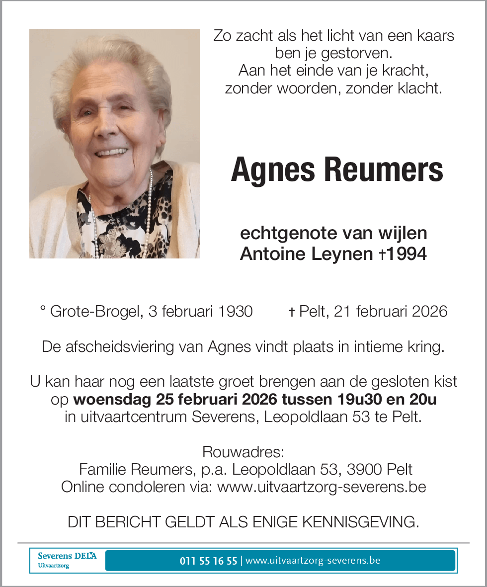 Agnes Reumers
