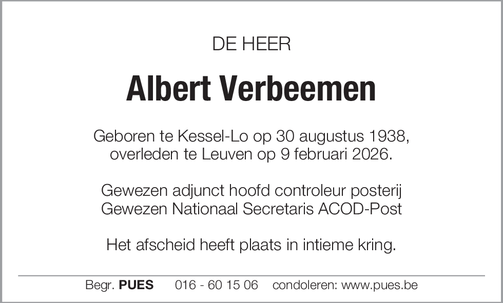 Albert Verbeemen