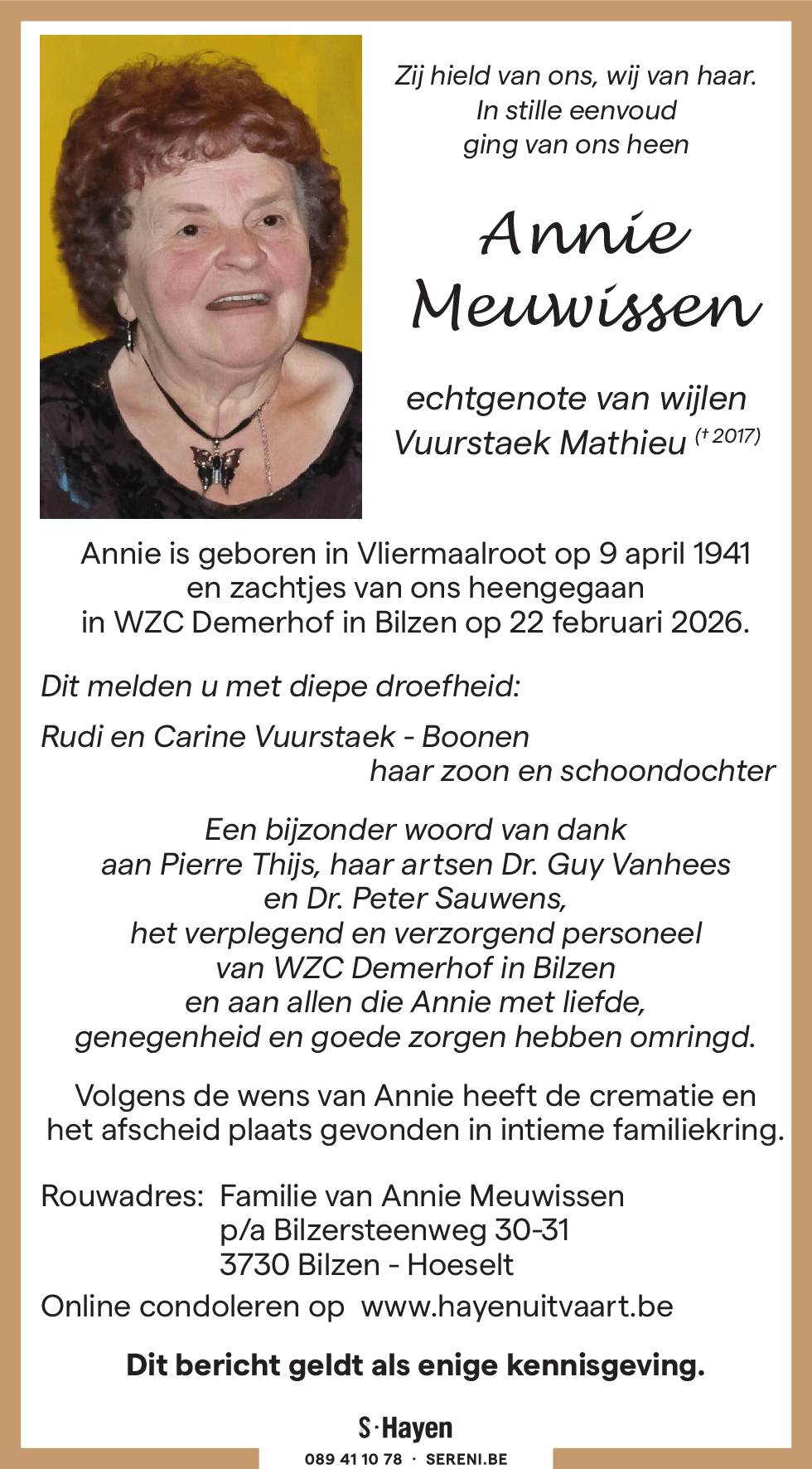 Annie Meuwissen
