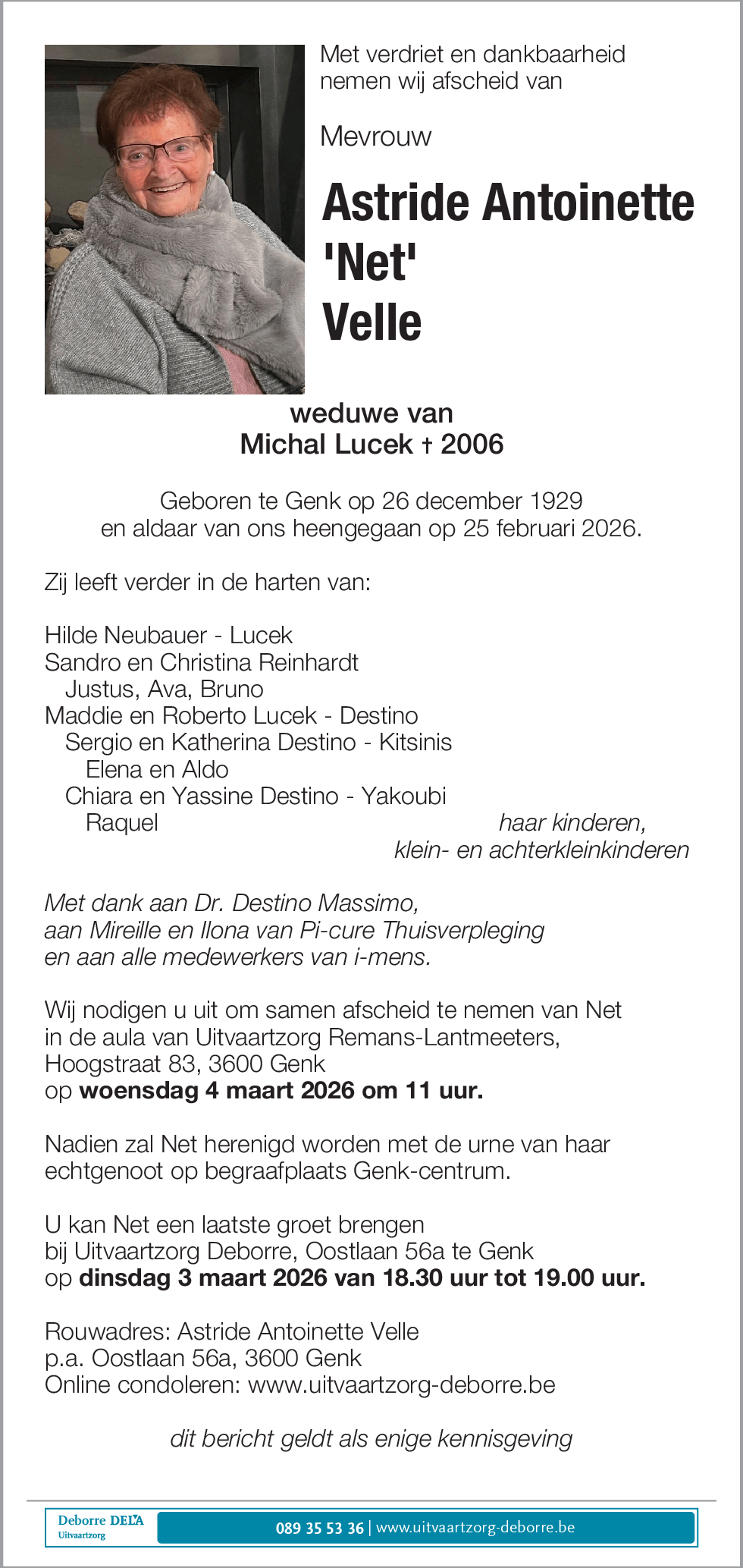 Astride Antoinette Velle