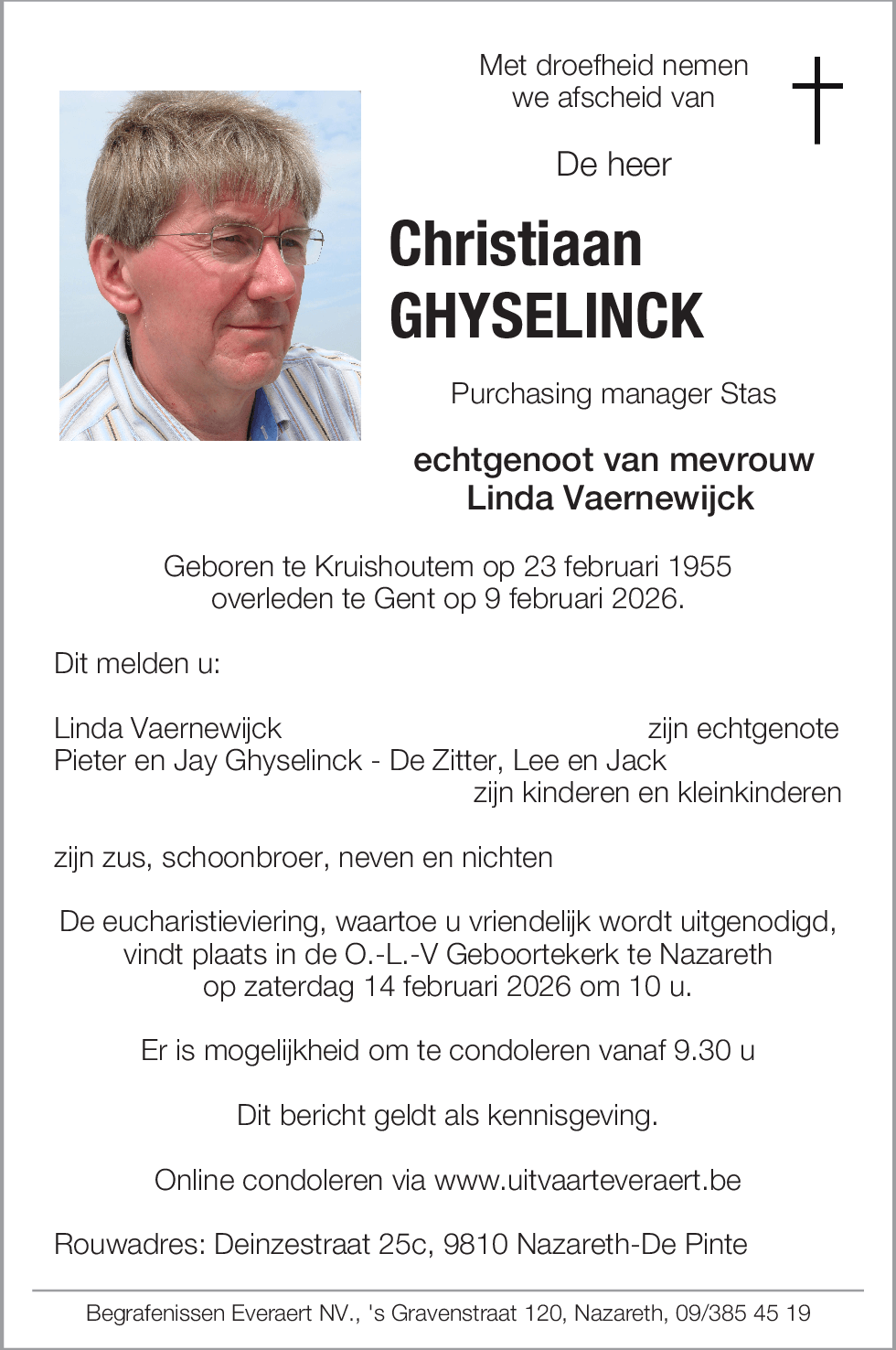 Christiaan Ghyselinck